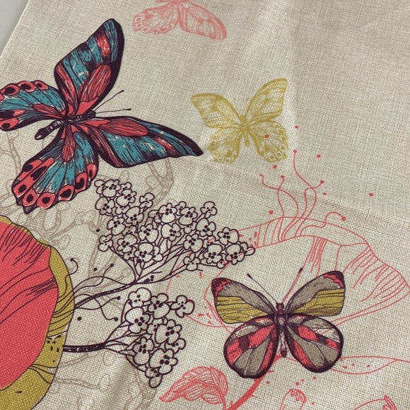 Happytimelol new pillow cover sham butterfly floral - Picture 4 of 9